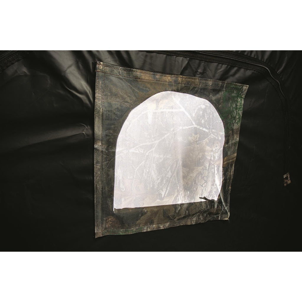 Guide Gear HuntRite Deluxe 4-Panel Spring Steel Hunting Blind; 2 Person Ground Tent for Deer and Turkey Season RT APX