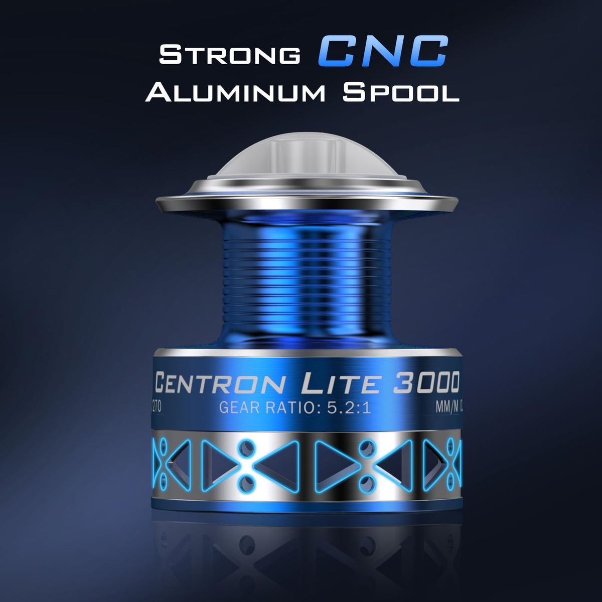 carrete giratorio KastKing Centron Lite, tamaño 4000