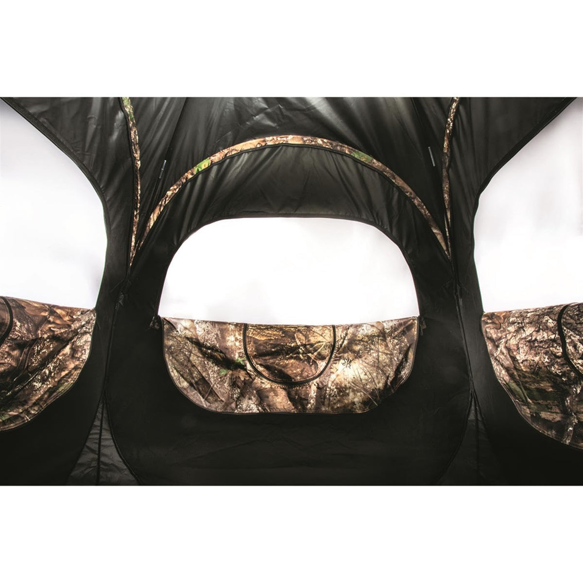 Guide Gear HuntRite Deluxe 4-Panel Spring Steel Hunting Blind; 2 Person Ground Tent for Deer and Turkey Season RT APX