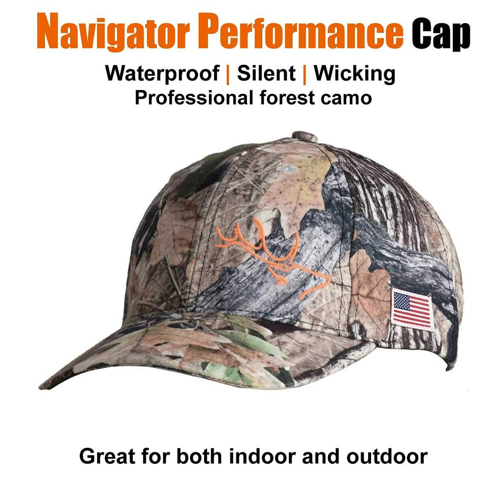 EDTREK High Performance Hat for Hunter and Angler - Waterproof Hunting Cap, Fishing Cap, Outdoor Cap (in Deep Camo)