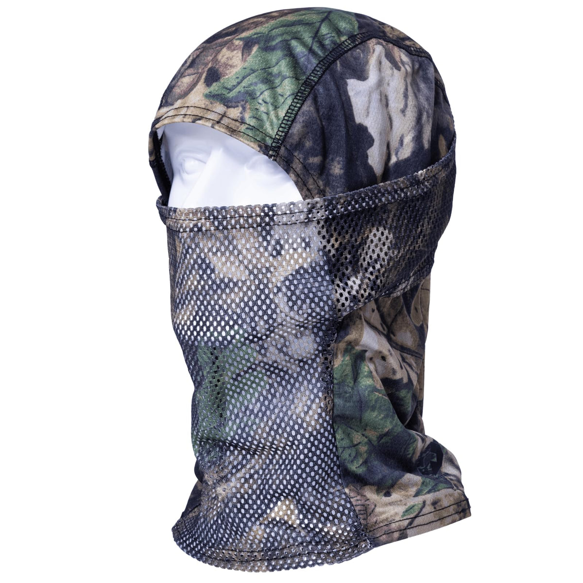 CAMOTER Camo Balaclava Mesh Face Mask - Lightweight Turkey Hunting Face Cover for Men & Women - Hunting, Fishing, Skiing (US, Alpha, One Size, CAMO A)