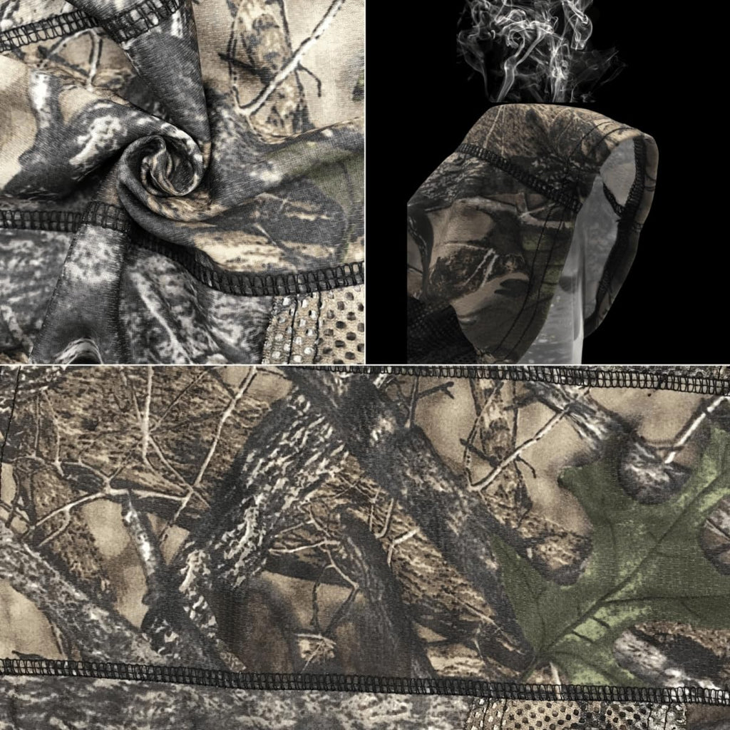 XY3545HS Camo Balaclava Face Mask with Mesh Breathable Holes for Man and Women-Huning Fishing Skiing Windproof UV Protection (Polyester, Camo B)