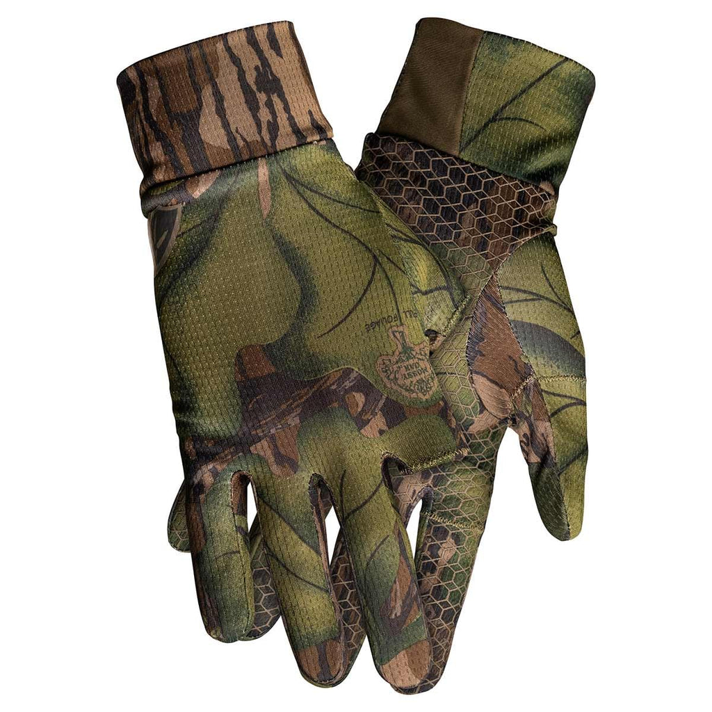 BLOCKER OUTDOORS Finisher Customizable Camouflage Hunting Gloves (MO Full Foliage, Large)