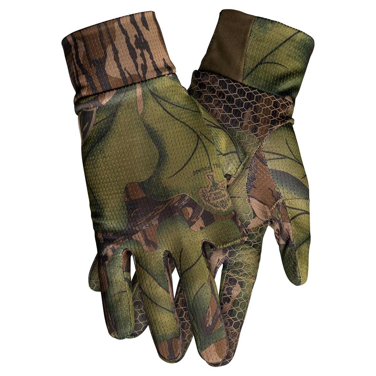BLOCKER OUTDOORS Finisher Customizable Camouflage Hunting Gloves (MO Full Foliage, Large)