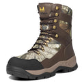 Men's Hiking Hunting Boots - Waterproof Leather & Shock-Absorbing EVA Midsole - Breathable Next Camo G2 Shoes for Rugged Trails & Trekking (Next Camo G2, Size 7)