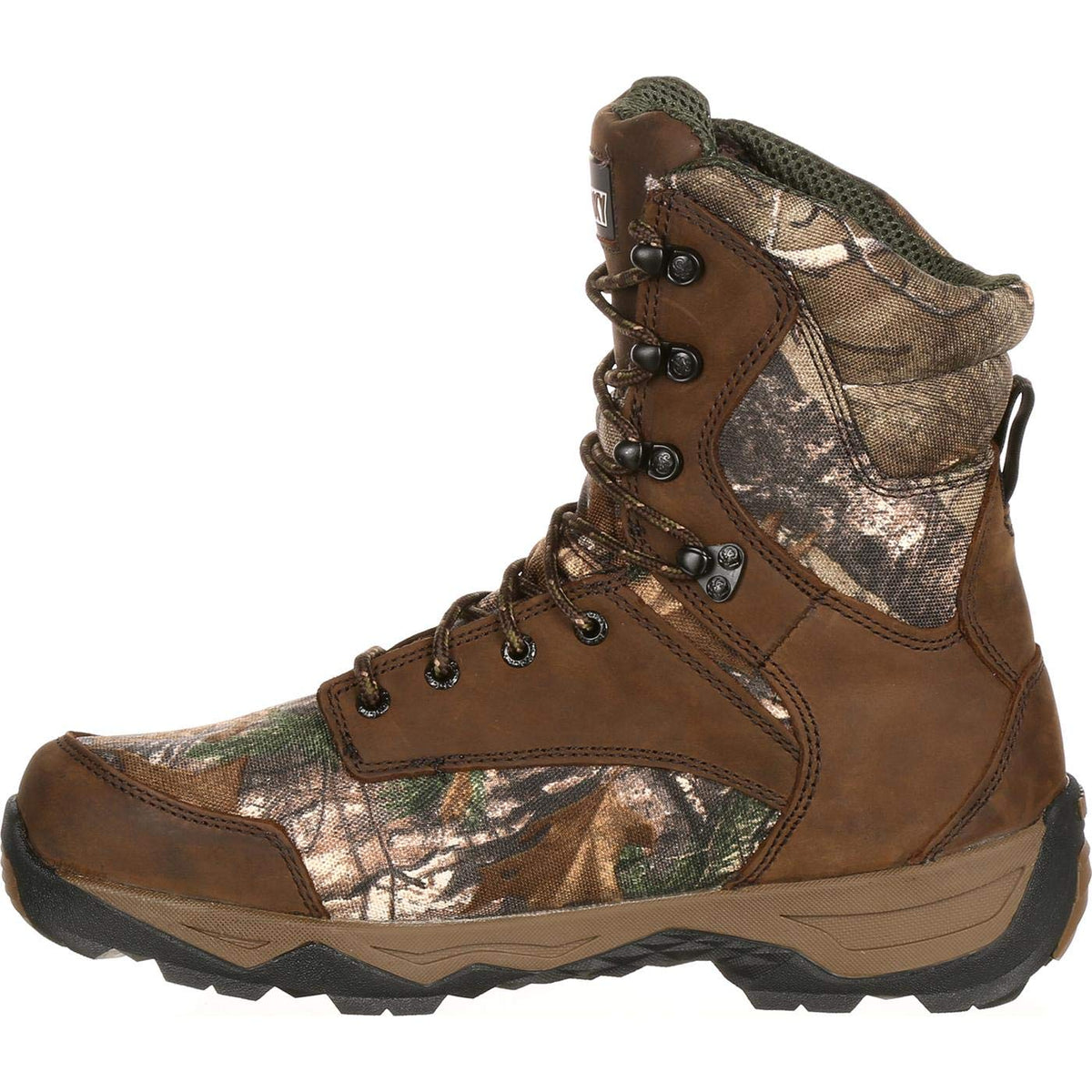ROCKY Retraction Waterproof 800G Insulated Outdoor Boot, Realtree Xtra, Size 8(W)
