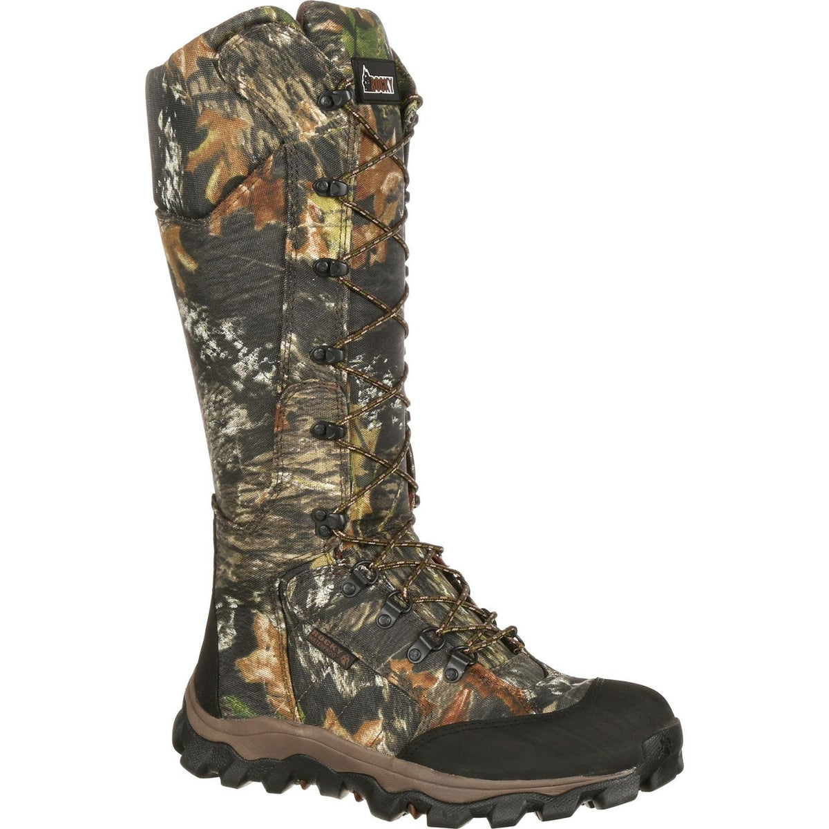 ROCKY Lynx Waterproof Snake Boot, Mossy Oak Break Up, Size 11.5(ME)