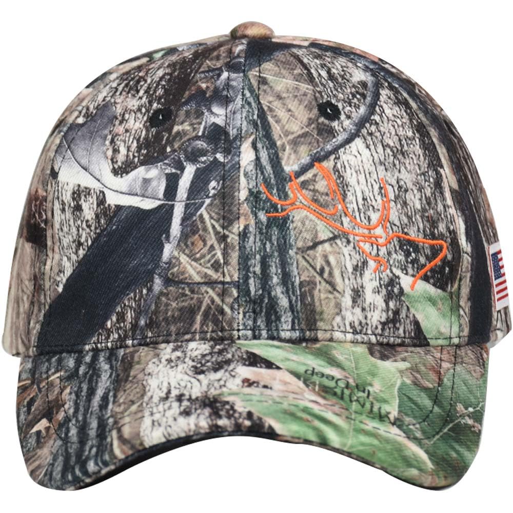 EDTREK High Performance Hat for Hunter and Angler - Waterproof Hunting Cap, Fishing Cap, Outdoor Cap (in Deep Camo)