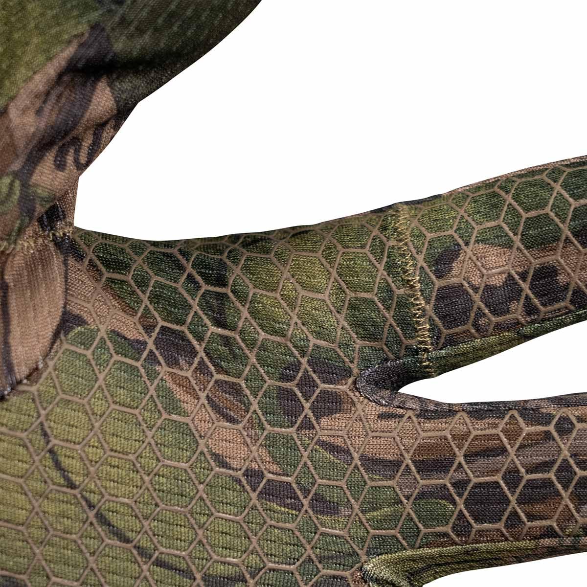 BLOCKER OUTDOORS Finisher Customizable Camouflage Hunting Gloves (MO Full Foliage, Large)