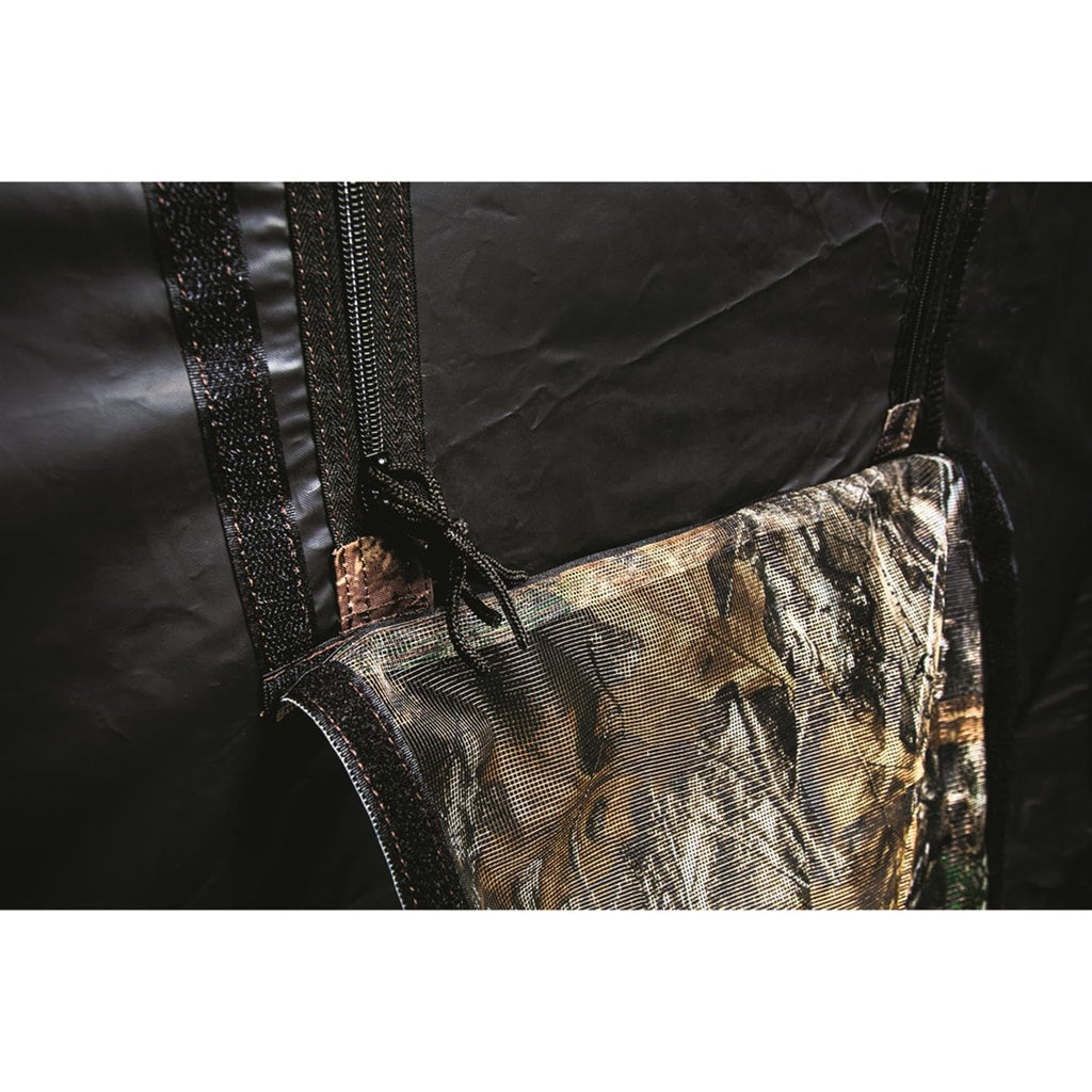 Guide Gear HuntRite Deluxe 4-Panel Spring Steel Hunting Blind; 2 Person Ground Tent for Deer and Turkey Season RT APX