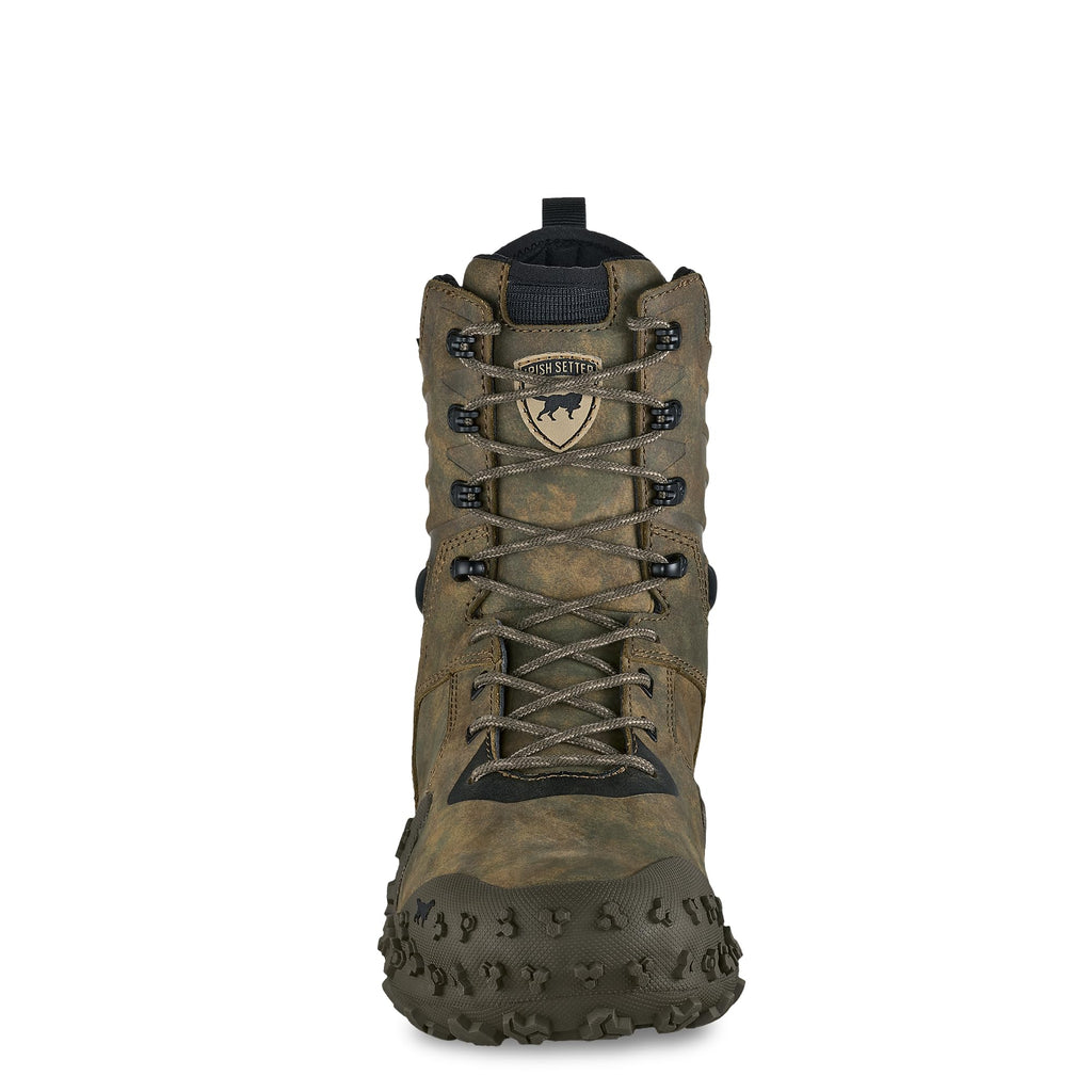 Irish Setter, VaprTrek, Men’s, 8", Waterproof, Hunting Boot, Earth Camo, 8 EE (Wide)