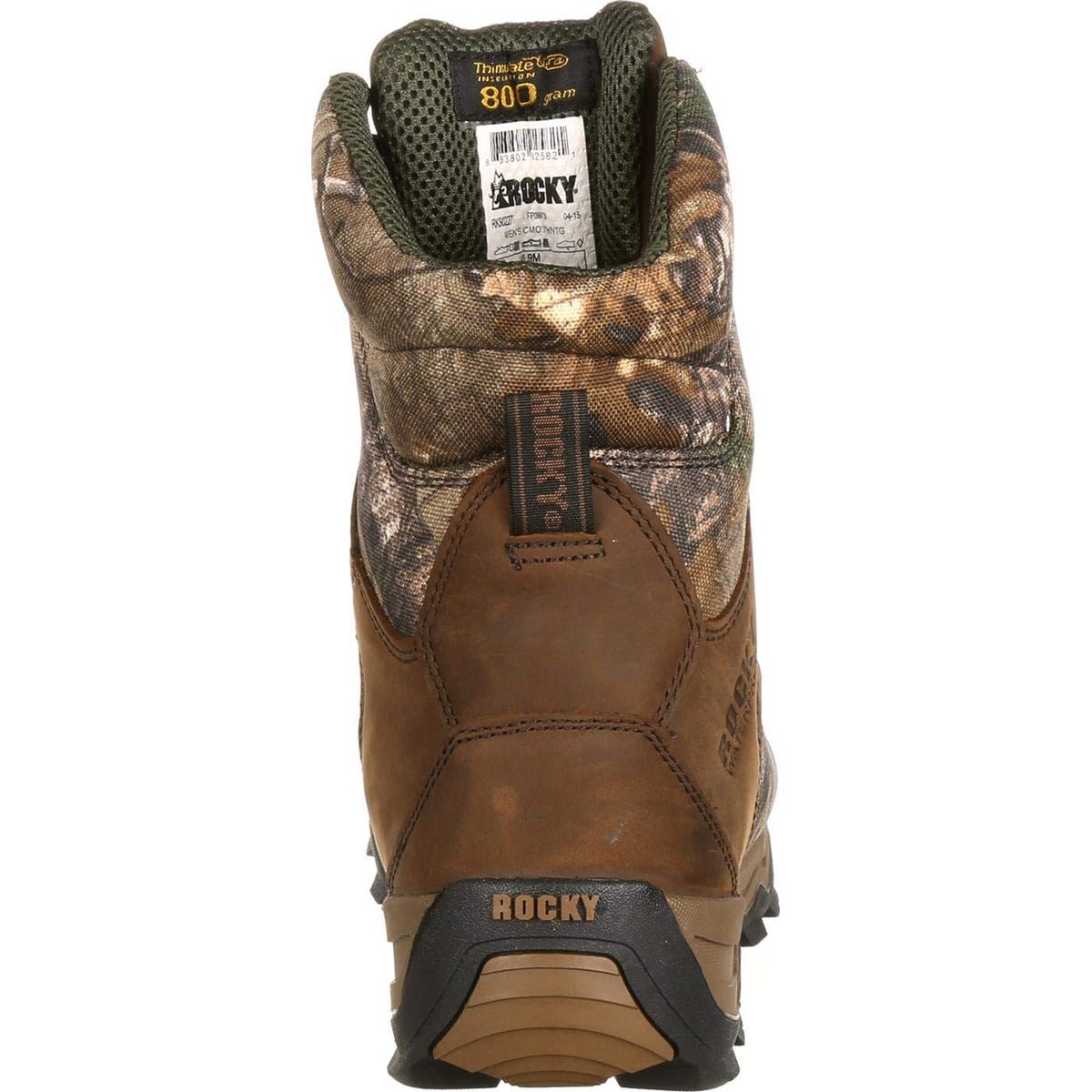 ROCKY Retraction Waterproof 800G Insulated Outdoor Boot, Realtree Xtra, Size 8(W)