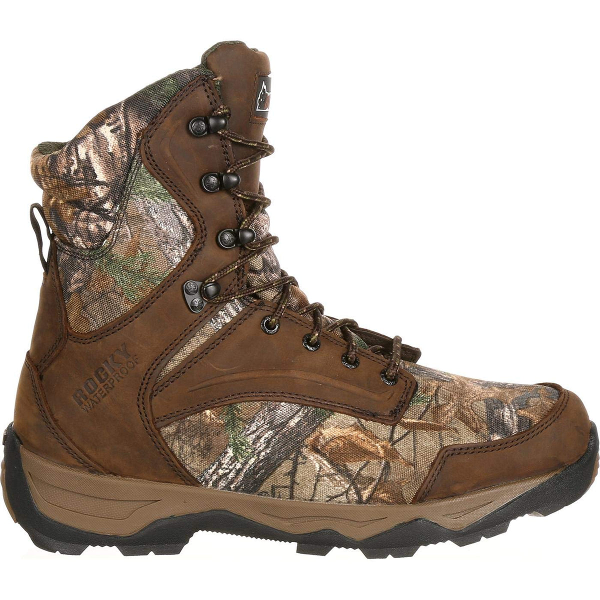 ROCKY Retraction Waterproof 800G Insulated Outdoor Boot, Realtree Xtra, Size 8(W)