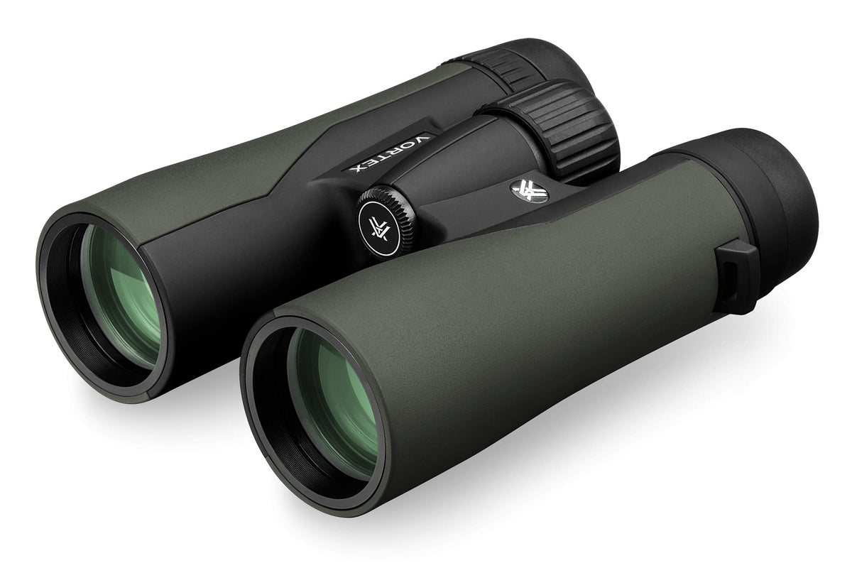 Vortex Optics Crossfire HD 10x42 Binoculars - HD Optical System, Tripod Adaptable, Rubber Armor, Waterproof, Fogproof, Shockproof, Included GlassPak - Unlimited, Unconditional Warranty