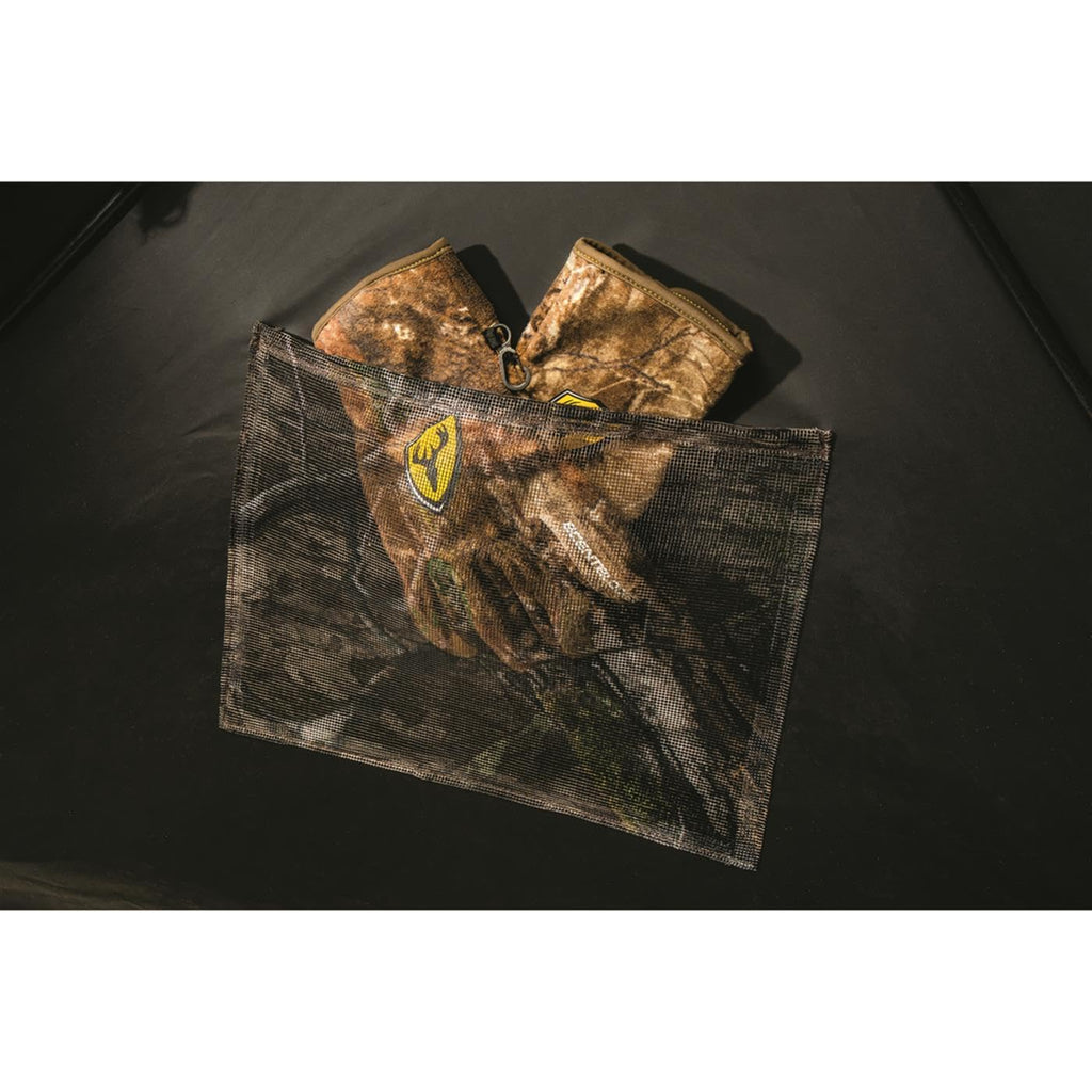 HuntRite Silent Adrenaline Pop-Up Hunting Ground Blind; for Deer and Turkey Hunting, 2-Person Tent