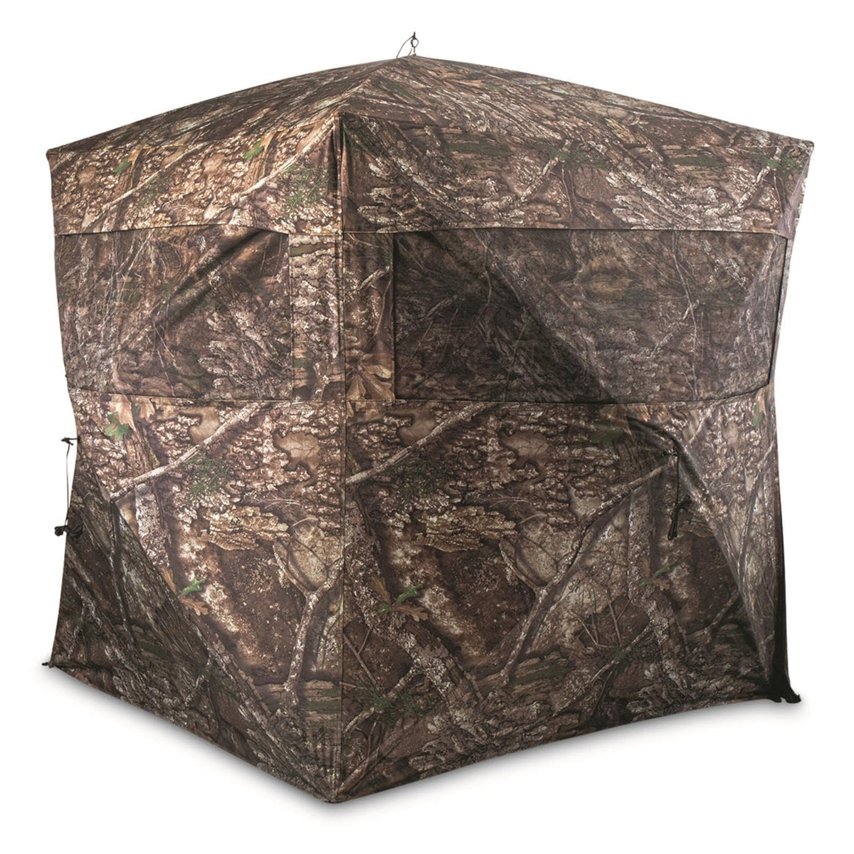 HuntRite Silent Adrenaline Pop-Up Hunting Ground Blind; for Deer and Turkey Hunting, 2-Person Tent
