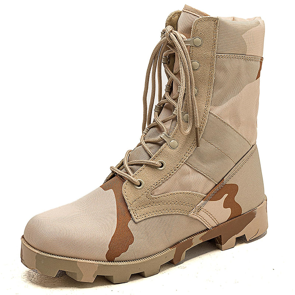 Pumalar Men's Camouflage Boots Waterproof Hiking Boots for Men Tactical Military Combat Boots Outdoor Trekking Shoes Non-Slip Jungle Adventure Boots