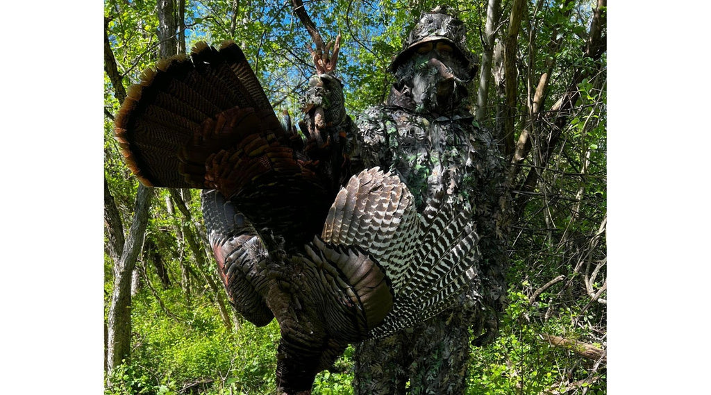 QuikCamo Men’s Mossy Oak Obsession 3D Leafy Camo Bucket Hat with Built-In Face Mask for Turkey Hunting - Adjustable Size