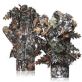 EAmber Camouflage Hunting Gloves 3D Leaf Camo Gloves Pro Anti-Slip Lightweight Archery Accessories Hunting Outdoors