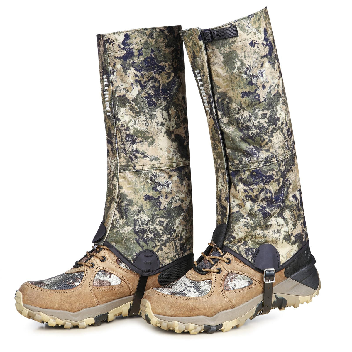 NatureBlend Hunting Gaiters - Premium Waterproof Leg Gaiters and Hiking Gaiters, Ideal Boot Gaiters for Hunting Adventures (X-Large)