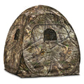Guide Gear HuntRite Deluxe 4-Panel Spring Steel Hunting Blind; 2 Person Ground Tent for Deer and Turkey Season RT APX