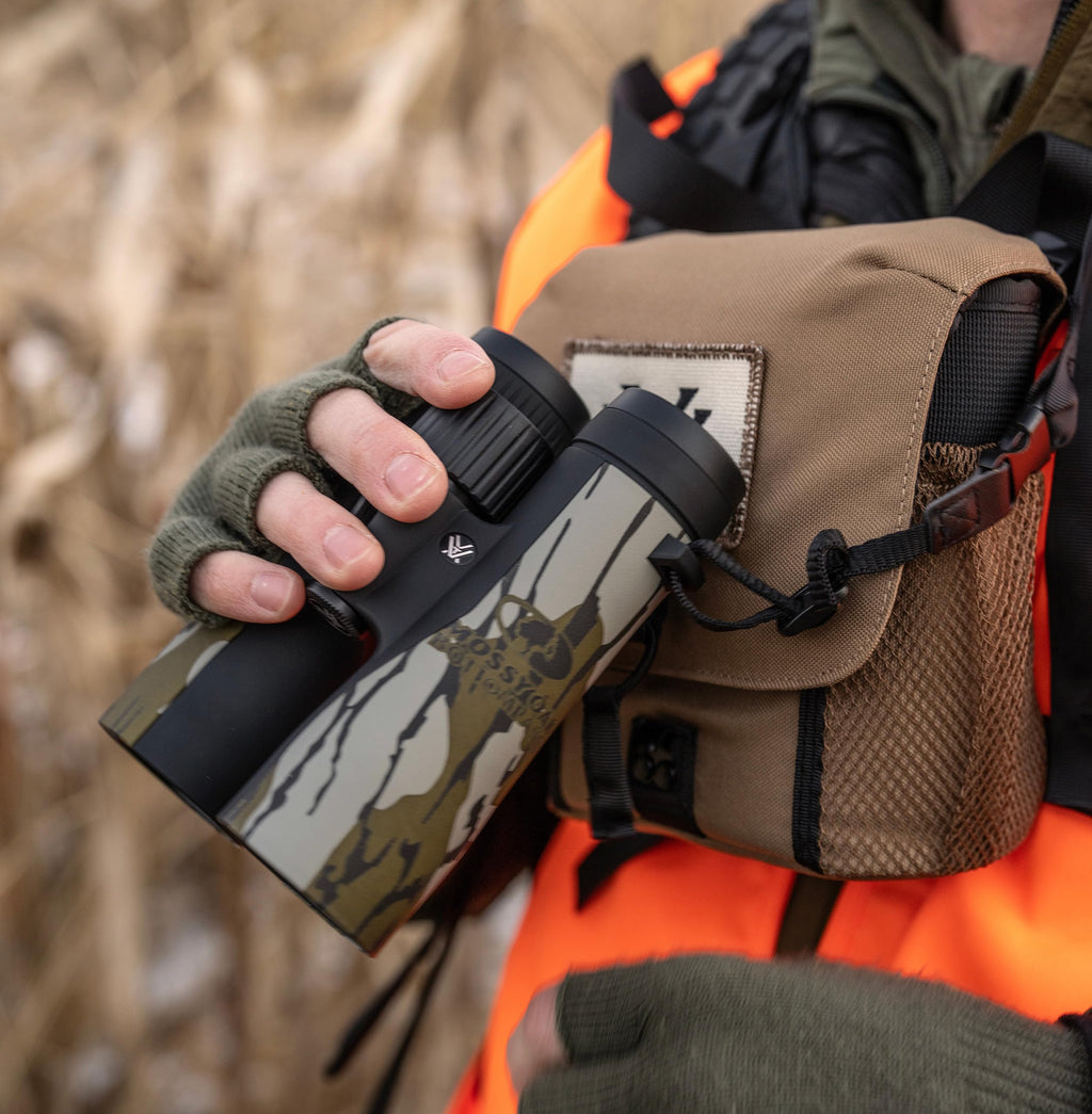 Vortex Crossfire HD 10x42 Binoculars (Mossy Oak Bottomland) - HD Optical System, Tripod Adaptable, Rubber Armor, Waterproof, Fogproof, Shockproof, Included GlassPak - Unlimited, Unconditional Warranty