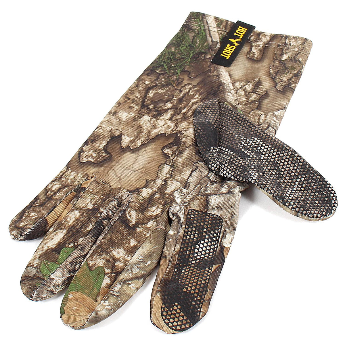 HOT SHOT Men's Blacktail Realtree Camo Lightweight Stretch Touch Glove – Outdoor Lightweight Hunting Glove (Realtree APX, Medium)