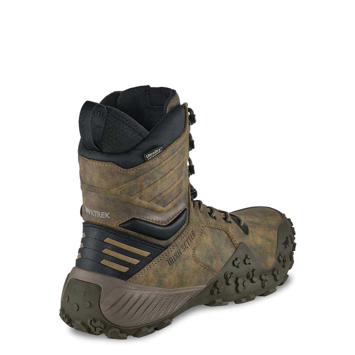 Irish Setter, VaprTrek, Men’s, 8", Waterproof, Hunting Boot, Earth Camo, 8 EE (Wide)