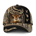 CleveFit Premium Deer Hunting Cap, Classic Deer Hunter Baseball Cap, American Hunter Brow Brown Adjustable Hat, Outdoor Hunting Dad Hat for Men