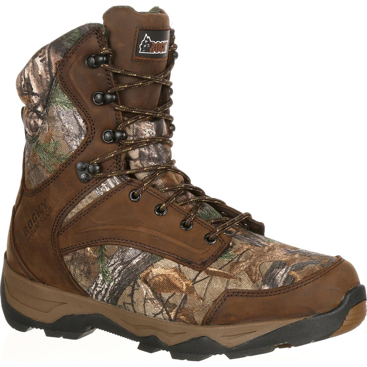 ROCKY Retraction Waterproof 800G Insulated Outdoor Boot, Realtree Xtra, Size 8(W)