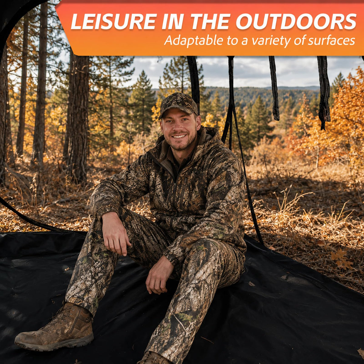 FUNHORUN Hunting Blind 360 Degree See Through with Floor Mat, 2/3 Person Ground Blind, Quick Set Pop Up Tent, Spring Steel Camouflage Tent for Deer and Turkey