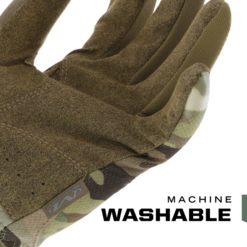 Mechanix Wear FastFit Tactical Gloves - Heavy Duty Lightweight Multipurpose Gloves - Flexible Grip & Reinforced Palm - Touchscreen Capable - Large - MultiCam Camouflage