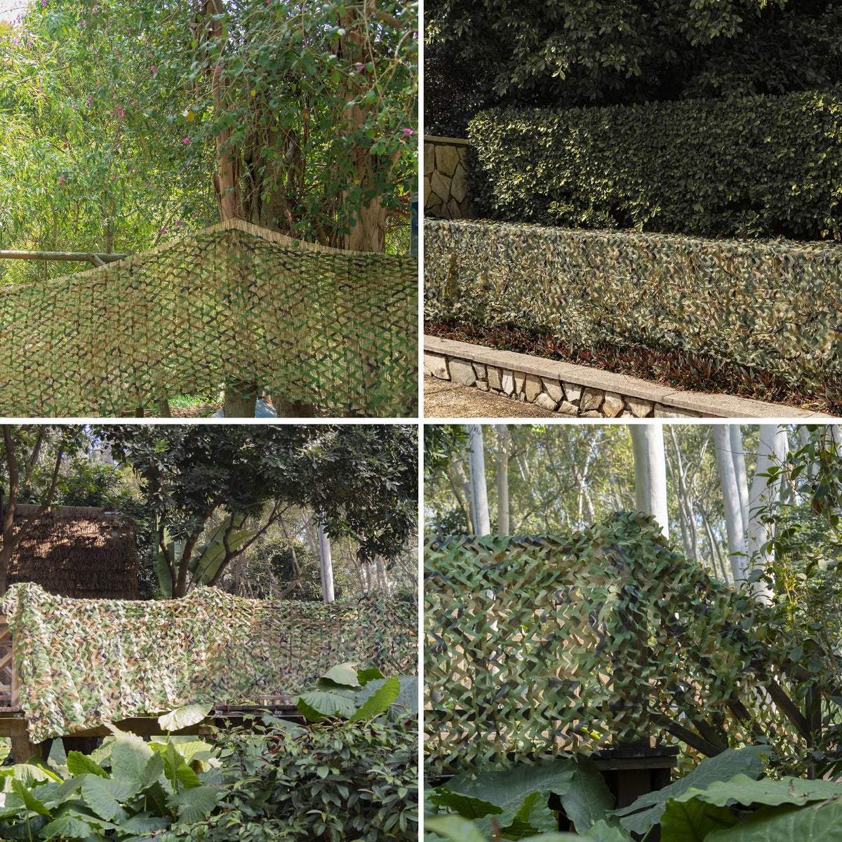 LOOGU Camo Netting, Camouflage Net Blinds Great for Sunshade Camping Shooting Hunting
