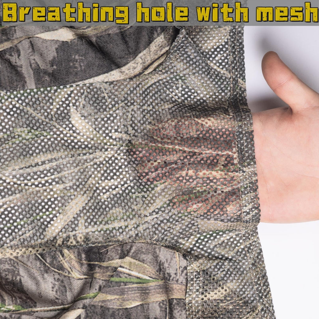 XY3545HS Camo Balaclava Face Mask with Mesh Breathable Holes for Man and Women-Huning Fishing Skiing Windproof UV Protection (Polyester, Camo B)